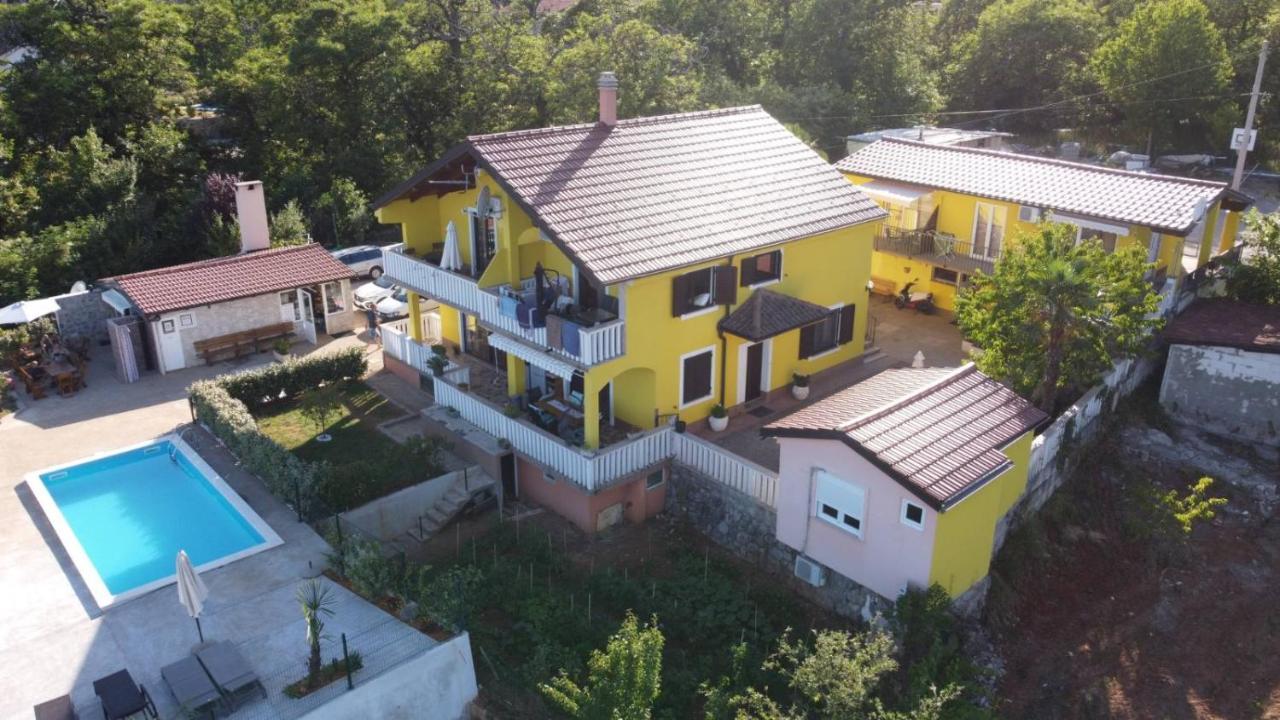 Apartments Nika With Swimming Pool And Beautiful Sea View Dobreć Dış mekan fotoğraf